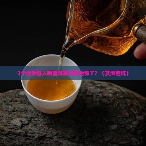 澳洲客人喝普洱茶