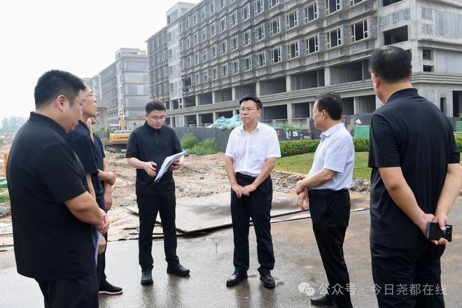 崔绍民调研重点项目建设进展情况