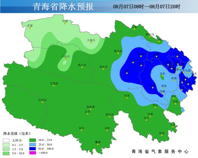 青海旅游高影响天气风险提醒