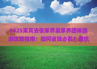 来宾去张家界袁家界团体旅游
