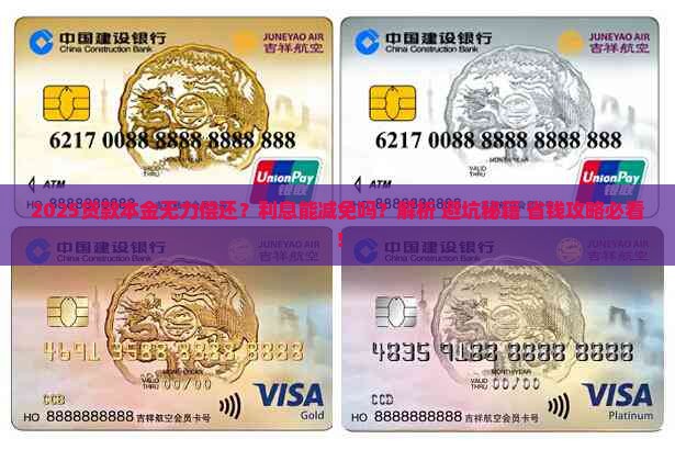 贷款无力偿还本金可以减免利息吗